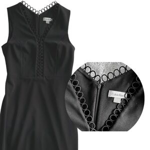 CALVIN KLEIN-Knee length dress